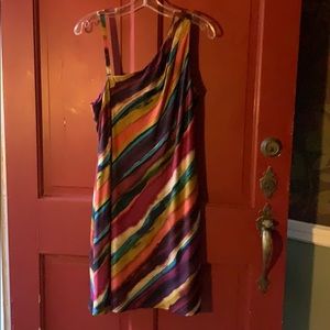 Tiana B size L one shoulder dress